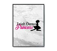 Hippowarehouse Irish Dance Princess Printed Poster A4 Wall Art Design Classroom Room Gym Office Décor