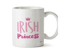 Hippowarehouse Irish Princess Printed Mug Cup Ceramic 10oz