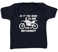 Hippowarehouse is it Too Soon to Ask for a Motorbike? Baby Unisex t-Shirt Short Sleeve Black