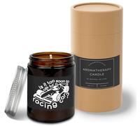 Hippowarehouse is it Too Soon to Ask for a Racing car? Candle Aromatherapy 40hr Scented Gift Set Anxiety Relief Sleep Vegan 200g R