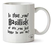 Hippowarehouse is that Your Basilisk Or are You Just Happy to See Me? Printed Mug Cup Ceramic 10oz