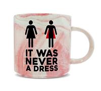 Hippowarehouse It was Never a Dress Printed Mug Various Colour Options Ceramic Cup Kitchenware 11oz