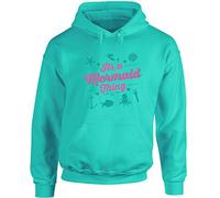 Hippowarehouse It's a Mermaid Thing Unisex Hoodie Hooded top (Specific Size Guide in Description)