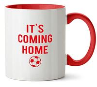 Hippowarehouse It's Coming Home - World Cup Printed Mug Various Colour Options Ceramic Cup Kitchenware 11oz