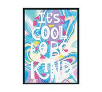 Hippowarehouse It's cool to be kind Printed Poster A3 Wall Art Design Classroom Room Gym Office Décor