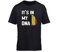Hippowarehouse It's in My DNA Belgium Kids Children's Short Sleeve t-Shirt Black