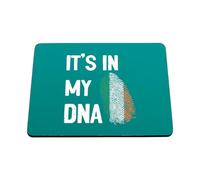 Hippowarehouse it's in my DNA Ireland printed mouse mat pad accessory black rubber base 240mm x 190mm x 60mm
