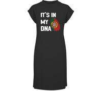 Hippowarehouse it's in my DNA Portugal t-shirt dress women's adults nightie nightdress Black
