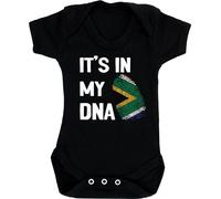 Hippowarehouse it's in my DNA South Africa baby vest bodysuit (short sleeve) boys girls