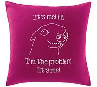 Hippowarehouse It's me! Hi! I'm the problem, it's me - Puppy Dog Printed bedroom accessory cushion cover case 41x41cm