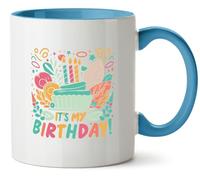 Hippowarehouse Its My Birthday Gift for Him Her Daughter Son Dad Mum Printed Mug Various Colour Options Ceramic Cup Kitchenware 11oz