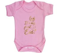 Hippowarehouse It's my first Eid baby vest bodysuit (short sleeve) boys girls