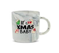 Hippowarehouse Its Xmas Baby Cute Teddy Bears Bearing Gifts Printed Mug Various Colour Options Ceramic Cup Kitchenware 11oz