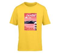 Hippowarehouse Japan Kids Children's Short Sleeve t-Shirt 9-11 Years Yellow