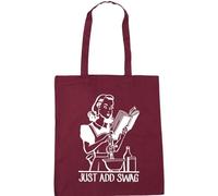 Hippowarehouse Just add Swag Tote Shopping Gym Beach Bag 42cm x38cm, 10 litres