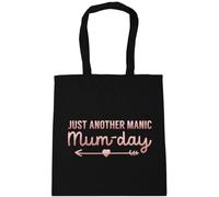Hippowarehouse Just another manic Mum-day Tote Shopping Gym Beach Bag 42cm x38cm, 10 litres