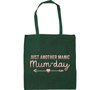 Hippowarehouse Just another manic Mum-day Tote Shopping Gym Beach Bag 42cm x38cm, 10 litres