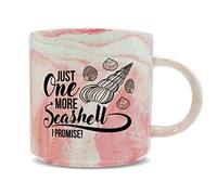 Hippowarehouse just one More Seashell i Promise Printed Mug Various Colour Options Ceramic Cup Kitchenware 11oz