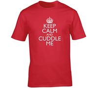Hippowarehouse Keep Calm and Cuddle me Unisex Short Sleeve t-Shirt Red