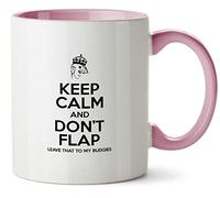 Hippowarehouse Keep Calm and Dont Flap - Leave That to My Budgies Printed Mug Various Colour Options Ceramic Cup Kitchenware 11oz