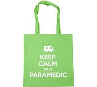 Hippowarehouse Keep calm I'm a paramedic Tote Shopping Gym Beach Bag 42cm x38cm, 10 litres