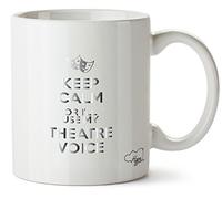 Hippowarehouse Keep Calm or I'll Use My Theatre Voice Printed Mug Cup Ceramic 10oz