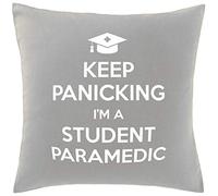 Hippowarehouse Keep panicking I'm a student paramedic Printed bedroom accessory cushion cover case 41x41cm