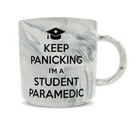 Hippowarehouse Keep panicking I'm a Student Paramedic Printed Mug Various Colour Options Ceramic Cup Kitchenware 11oz