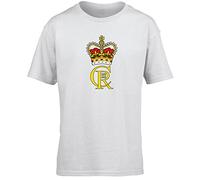 Hippowarehouse King Charles Royal Cypher Kids Children's Short Sleeve t-Shirt