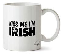 Hippowarehouse Kiss Me I'm Irish Printed Mug Cup Ceramic 10oz