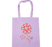 Hippowarehouse Kitsch Flower 2 Tote Shopping Gym Beach Bag 42cm x38cm, 10 litres