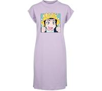 Hippowarehouse Kpop Movie Cute Anime Hunter Girl with Yellow Bucket Hat t-shirt dress women's adults nightie nightdress