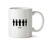 Hippowarehouse Kpop Movie Demon Boys Silhouettes Printed Mug Various Colour Options Ceramic Cup Kitchenware 11oz