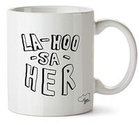 Hippowarehouse La hoo sa her Printed Mug Cup Ceramic 10oz