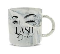 Hippowarehouse lash Babe Printed Mug Various Colour Options Ceramic Cup Kitchenware 11oz