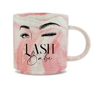 Hippowarehouse lash Babe Printed Mug Various Colour Options Ceramic Cup Kitchenware 11oz