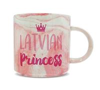 Hippowarehouse Latvian Princess Printed Mug Various Colour Options Ceramic Cup Kitchenware 11oz