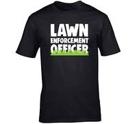 Hippowarehouse Lawn Enforcement Officer Unisex Short Sleeve t-Shirt (Specific Size Guide in Description) Black