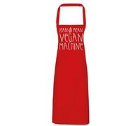Hippowarehouse Lean Mean Vegan Machine Apron kitchen cooking painting DIY onesize adult