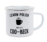 Hippowarehouse Learn Polish This is a Coo-Beck Printed Mug Various Colour Options Ceramic Cup Kitchenware 11oz