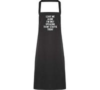 Hippowarehouse Leave me alone I'm only speaking talking to my staffie today - dog Apron kitchen cooking painting DIY onesize adult