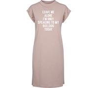 Hippowarehouse Leave me Alone I'm only Speaking to My Bulldog Today - Dog t-Shirt Dress Women's Adults Nightie Nightdress