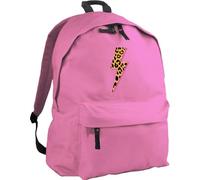 HippoWarehouse Leopard Print Electric Bolt Backpack ruck Sack Dimensions: 31 x 42 x 21 cm Capacity: 18 litres