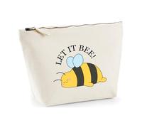 Hippowarehouse Let it bee Sleep Printed Make up Cosmetic wash Bag 18x19x9cm