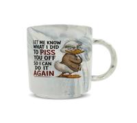 Hippowarehouse Let me Know What i did to Piss You Off Printed Mug Various Colour Options Ceramic Cup Kitchenware 11oz