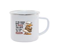 Hippowarehouse Let me Know What i did to Piss You Off Printed Mug Various Colour Options Ceramic Cup Kitchenware 11oz