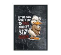 Hippowarehouse Let me know what i did to piss you off Printed Poster A3 Wall Art Design Classroom Room Gym Office Décor