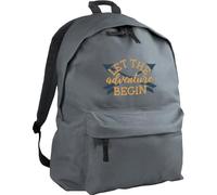 HippoWarehouse let The Adventure Begin Backpack ruck Sack Dimensions: 31 x 42 x 21 cm Capacity: 18 litres