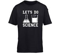 Hippowarehouse Let's Do Science Kids Children's Short Sleeve t-Shirt Black