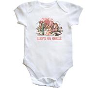 Hippowarehouse Let's go girls baby vest bodysuit (short sleeve) boys girls